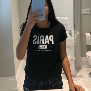 black graphic tee - POLO RALPH LAUREN